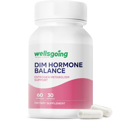 Wellsgoing DIM 200 mg – Women’s Hormonal Health – 60 Capsules