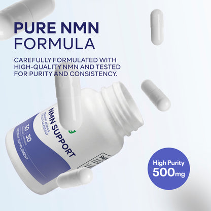 Wellsgoing NMN 500mg – Daily Vitality & Wellness Support(30 Capsules)