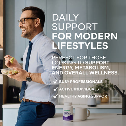 Wellsgoing Alpha Lipoic Acid 600 mg – Advanced Antioxidant Support – 60 Capsules