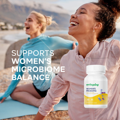 Wellsgoing Women’s Probiotic – Digestive & Vaginal Balance – 20B CFU– 60 Caps