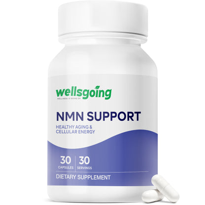 Wellsgoing NMN 500mg – Daily Vitality & Wellness Support(30 Capsules)